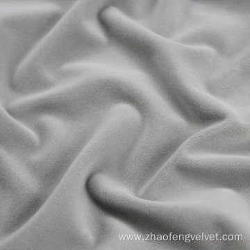 Polyester Upholstery Sofa Mosha Velvet Knitted Fabric